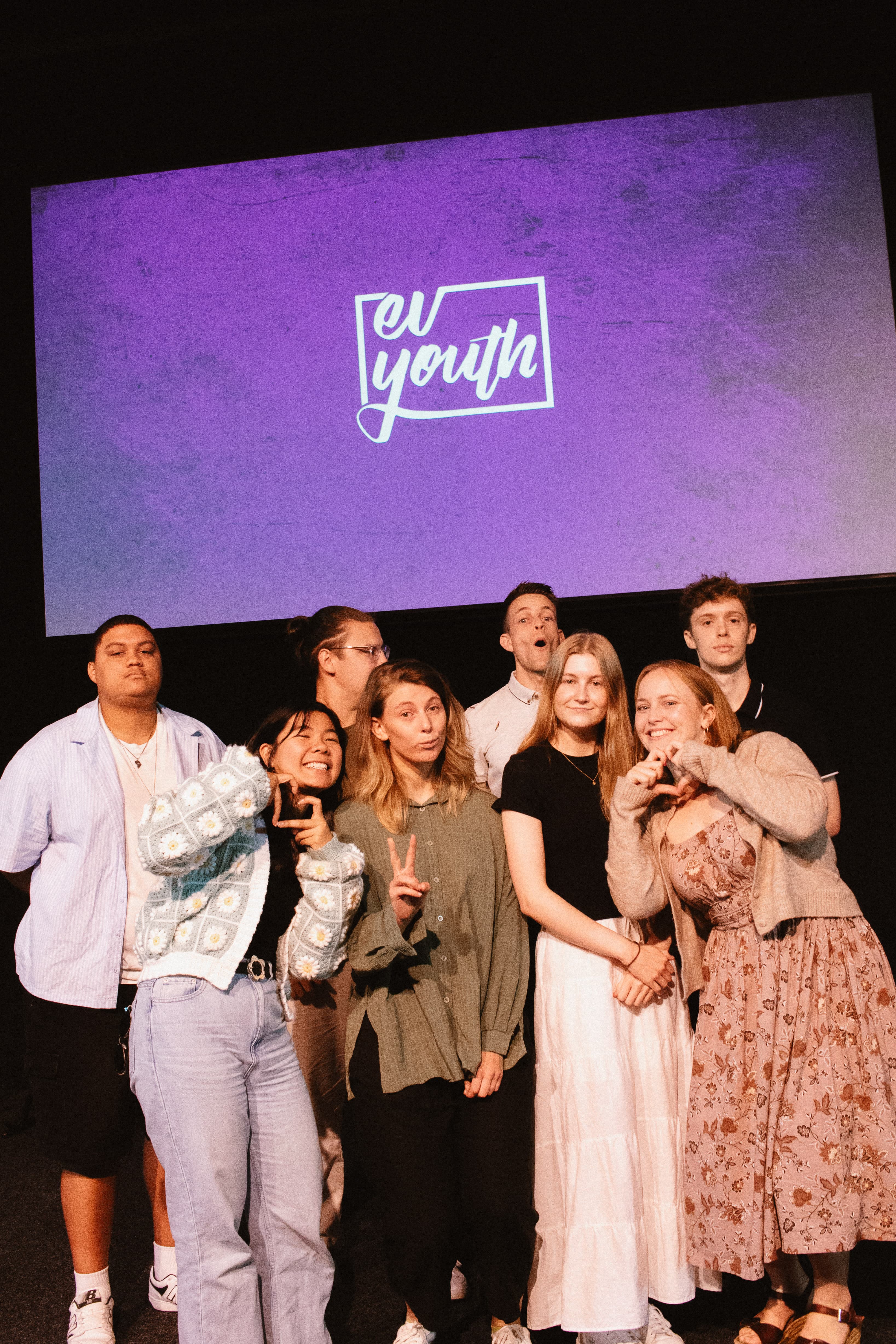 Youth leaders having fun together at Ev Church Auckland